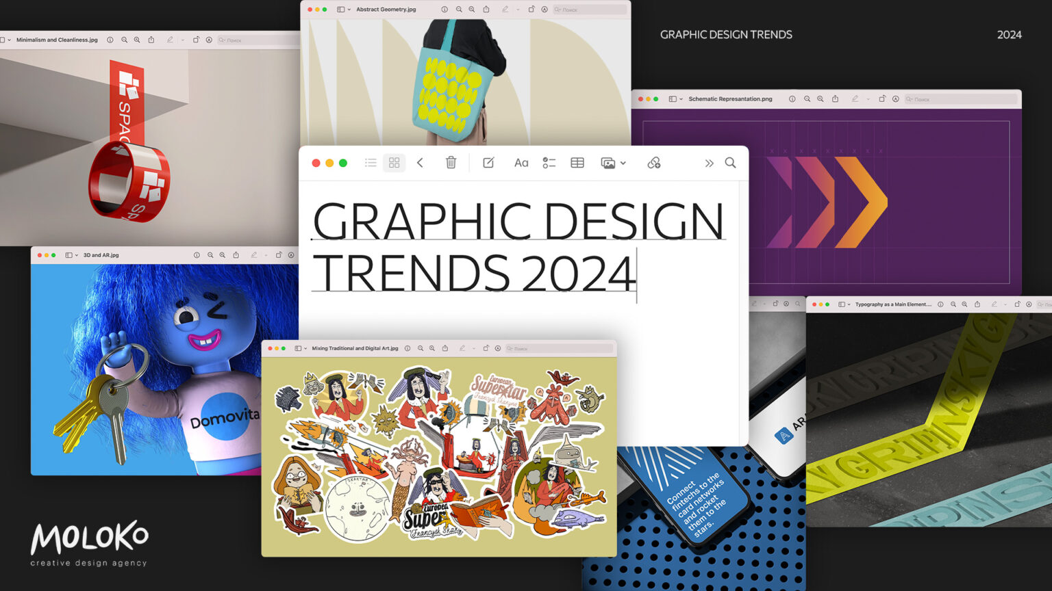 Graphic Design Trends 2024 Creative Agency Moloko Graphic Design Trends 2024 Creative Agency Moloko